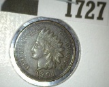 1901 Indian Head Cent, nice original high grade.