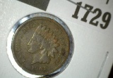 1908 S Indian Head Cent, Keydate in nice condition.