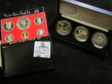 Set of three different Generals $5 Marshall Islands Commemoratives & 1979 S U.S. Proof Set, original