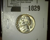 1952 S/D ??? Jefferson Nickel, Gem BU.