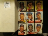 1953 Topps Partial Set of Baseball Cards, includes a no. 1 Jackie Robinson, which catalogs about $30