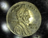 1959-1982 14K Gold Miniature Lincoln Cent Commemorative.