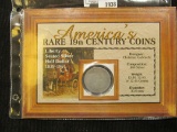 1860 O Liberty Seated Half  In Morgan Mint Holder Rare 19th Century Coins.