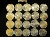 1923 P Original BU Roll of U.S. Peace Silver Dollars, (20 pcs.).