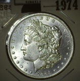 1885 O Morgan Silver Dollar, very Bright and Flashy.