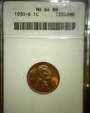 1930 S Lincoln Cent, ANACS slabbed 