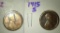 1912-S and 1915-S semi key date wheat cents