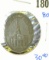 1844 Scottish communion token from the Inveresk church