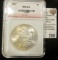 1887 Morgan Silver dollar graded MS 64