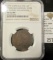 1795 British Condor Halfpenny token, NGC slabbed 