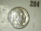 1917 P Buffalo nickel with full horn