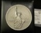 Three inch National Bicentennial Medal.  The Statue of Liberty is on the front.  On the reverse is t