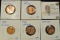 Lincoln memorial cent error lot includes  off center Lincoln cents and Lincoln cents with rim clips