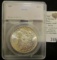 1887 P Morgan silver dollar graded 