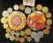 1986 & 1991 Iowa Hawkeye large Pin-backs; & a group of (25) Medals and Tokens.