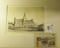 Original Signed Print of Fuld Hall, at Swarthmoor, England. & a scarce 1944 