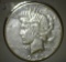 1922 S U.S. Peace Silver Dollar,