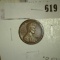 1933 D Lincoln Cent, VF-EF.