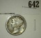 1916 S Mercury Dime, Fine.