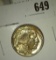 1938 D Buffalo Nickel, Superb Gem BU.