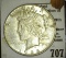 1928 S U.S. Silver Peace Dollar, A scarcer date.