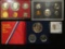 1970 S & 74 S U.S. Proof Sets in original hard plastic cases & 1776-1976 S Three-Piece Silver Proof