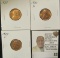 1937, 1937 D & 1937 S Lincoln Cents. BU.