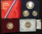 1982 D Gem BU, 1982 S Proof George Washington Commemorative Silver Half Dollars; & 1976 S Silver Pro