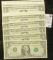 Series 1981 U.S. One Dollar Federal Reserve Notes, CU in Sequential order # K01223201B thru K0122325