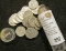 Plastic Coin tube with (50) Mixed date and grade Silver Mercury Dimes. All circulated.