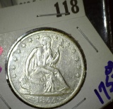 1855-O Seated Liberty half dollar