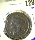 1854 Coronet Head large cent