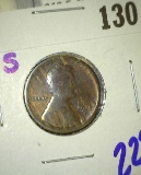 1915-S Wheat cent
