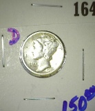 1921-D mercury dime, key date