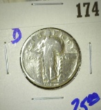 1927-D standing liberty quarter