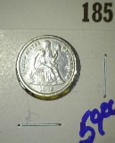 1876 Seated Liberty dime