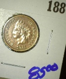 1875 Indian head cent