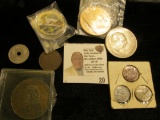 1943 P, D, S Steel Cent Three-piece Set; 1843-1968 Ottumwa Territorial Centennial Medal; 1972 Denmar