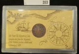 Ship wreck coin from the Admiral Gardner dated 1809