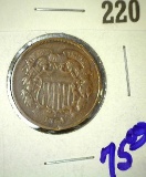 1864 Two cent piece