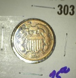1869 TWO CENT PIECE