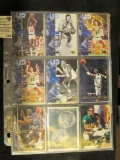 (8) 1995 Upper Deck Basket Ball Cards in a 9-pocket plastic page & (9) 1991 Coin Cards in a  9-pocke