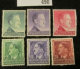 Poland Stamps issued under German Occupation, Scott # NB 24-26, & NB 33-35. All different and depict