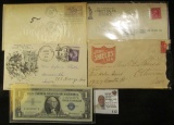 1908 Letter and cover addressed to Ottumwa, Iowa on 