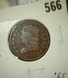 1829 U.S. Half Cent.