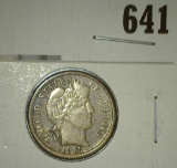 1916 S Barber Dime, VF-EF.