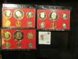 1977S, 78 S, & 79 S U.S. Proof Sets, all with Cent to Dollar Coins.