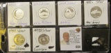 1999 S Proof Pensylvania, New Jersey, & Georgia 90% Silver Statehood Commemorative Quarters; 2013 S