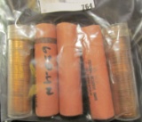 1960 D sd, 63D, (2) 64D Rolls, & a mixed Roll of Gem BU Lincoln Cents.