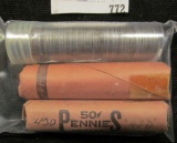 (3) Rolls of 1943 World War II Steel Cents, circulated.